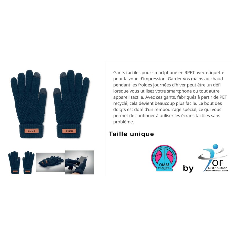 Gants tactiles pour smartphones