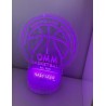 Lampe LED 3D couleurs changeantes OMMB