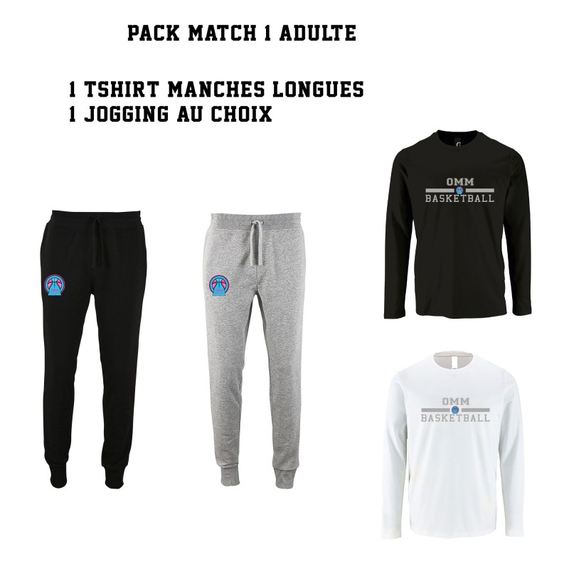 Pack match 1 adulte OMMB
